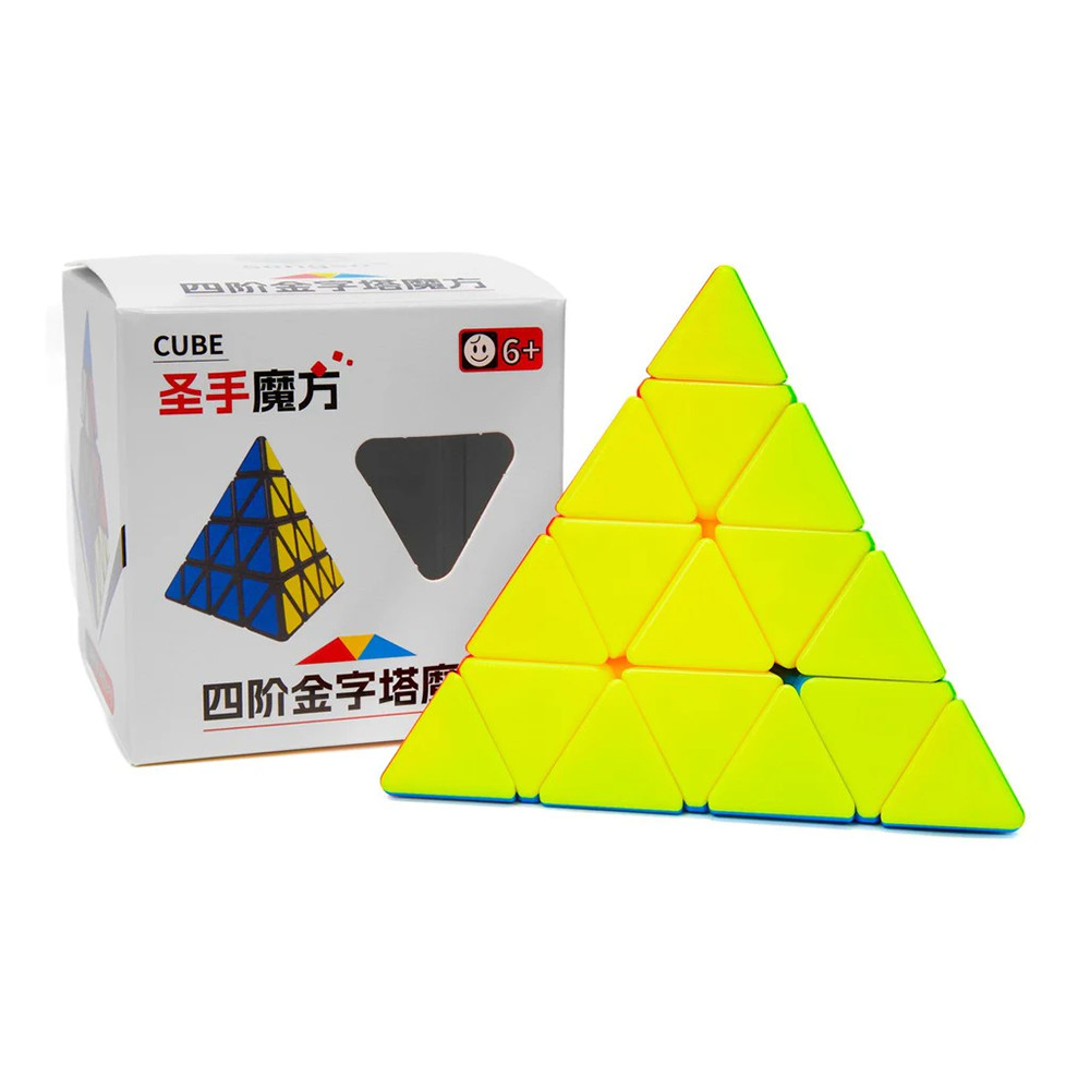 Shengshou Master Pyraminx 4x4 Cube การศึกษาพีระมิด 4x4 ปริศนาของเล่น