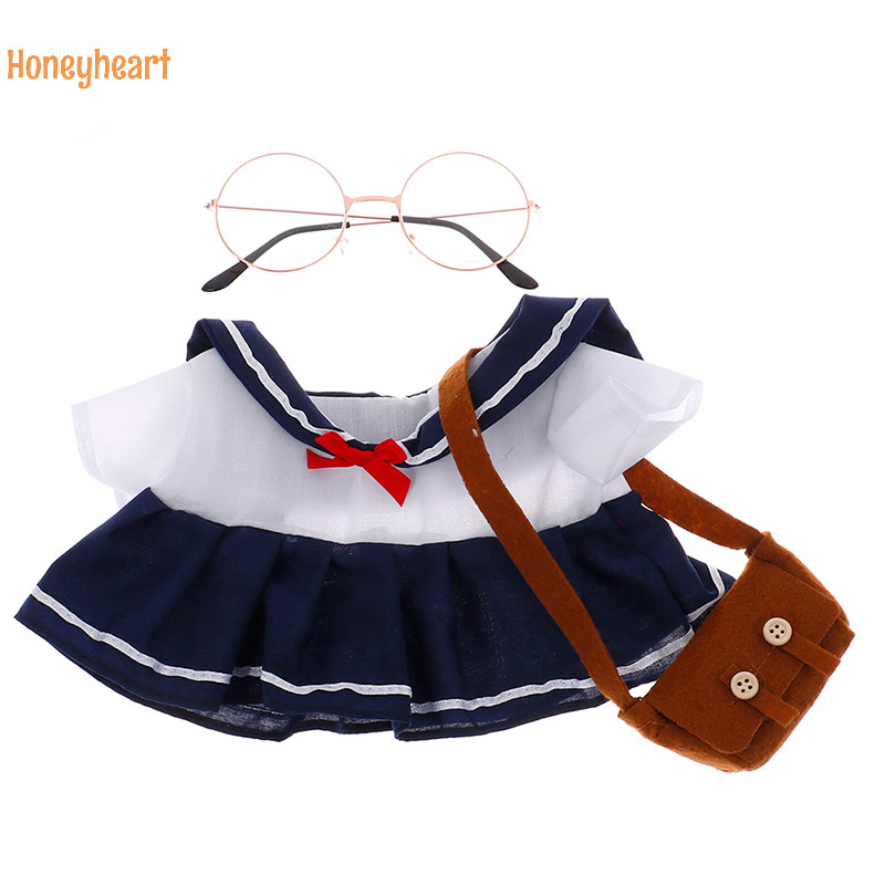 <Honeyheart> 1pc ตุ๊กตาเสื้อผ้าชุดกระเป๋าแว่นตาสําหรับ 30 ซม.เป็ดตุ๊กตาตุ๊กตาอุปกรณ์เสริม Nice