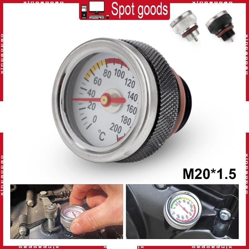 Xi M20x1 5 เครื่องวัดอุณหภูมิน้ํามันเครื่องมอเตอร์ไซด์อุปกรณ์เสริมเครื่องวัดอุณหภูมิ