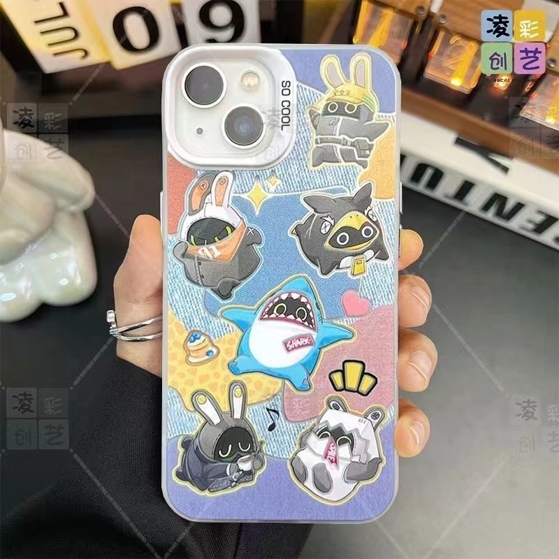 SAMSUNG การ์ตูนน่ารักฉลามzenless Zone ZeroกรณีSamsung galaxy A06 A35 A13 A55 A15 A73 A72 A54 A53 A52