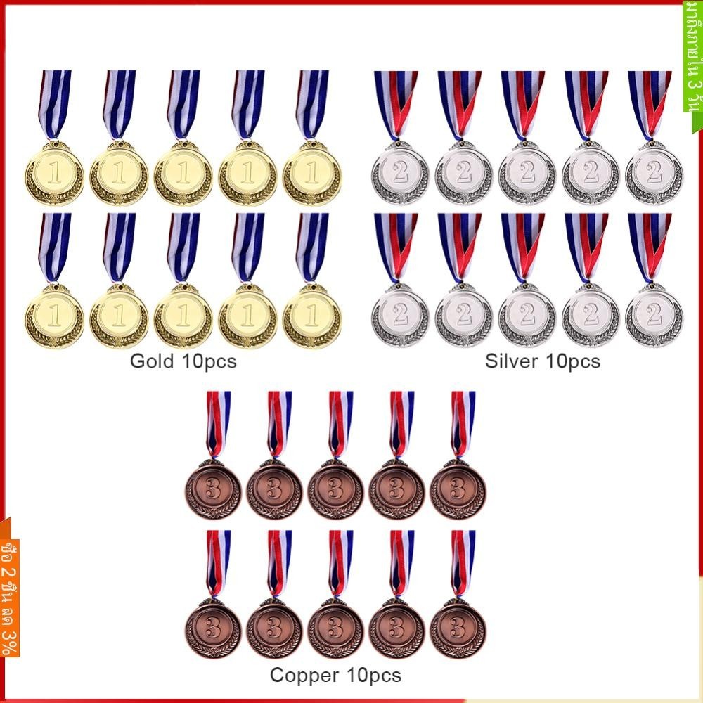เหรียญรางวัลเงิน 10 ชิ้น ตรารางวัลวินเนอร์โลหะผสมสังกะสีสําหรับการแข่งขันกีฬา