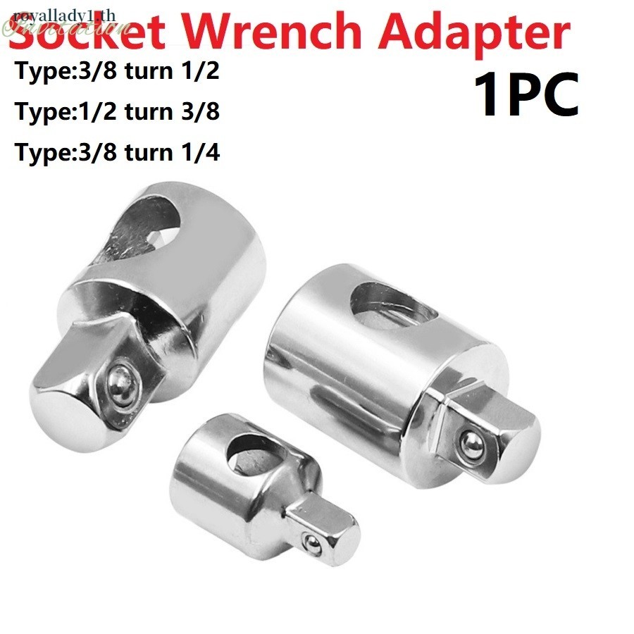 [ในสต็อก] อะแดปเตอร์ประแจกระบอก Air Ratchet Drive Converter ลด 3/8 เปิด 1/2