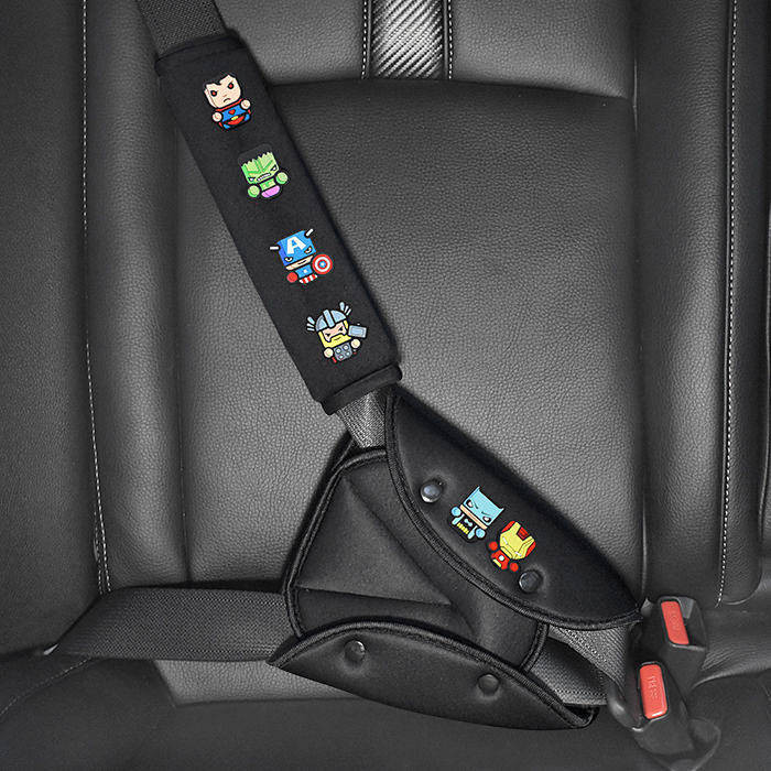Car Cartoon Children's Seat Belt Holder Avoid Cutting into the Neck Shoulder Pad Strap for Baby Shoulder Sleeve Waistband Tightener 6dIk