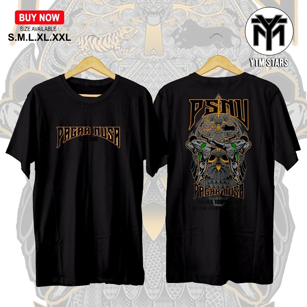 เสื้อยืด Pagar Nusa อินโดนีเซีย Distro - เสื้อยืดอินโดนีเซีย Pencak Silat - เสื้อยืด Pagar Nusa ล่าส
