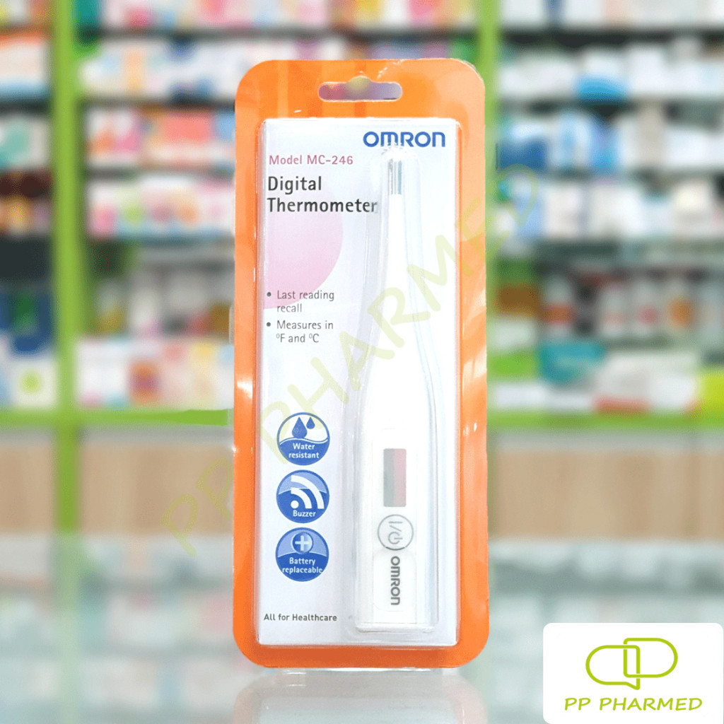 ปรอท Omron Digital Thermometer เทอร์โมมิเตอร์ ปรอทวัดไข้ดิจิตอล ปรอทวัดไข้ รุ่น MC-246, 341