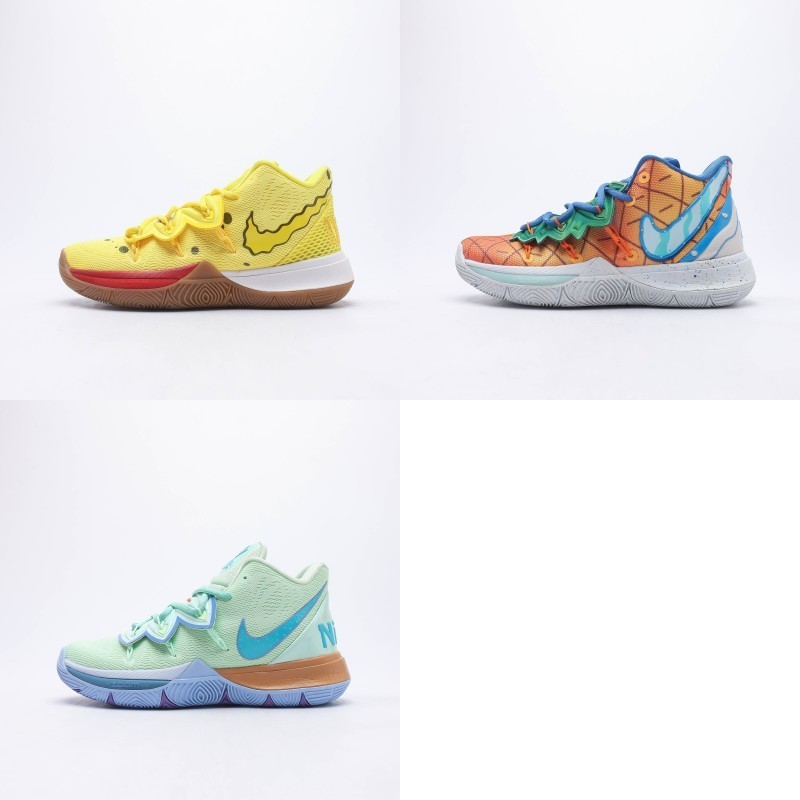 Nike Kyrie 5 PE Basketball Shoes All-match shock-absorbing anti-slip wear-resistant mid-top retro ba