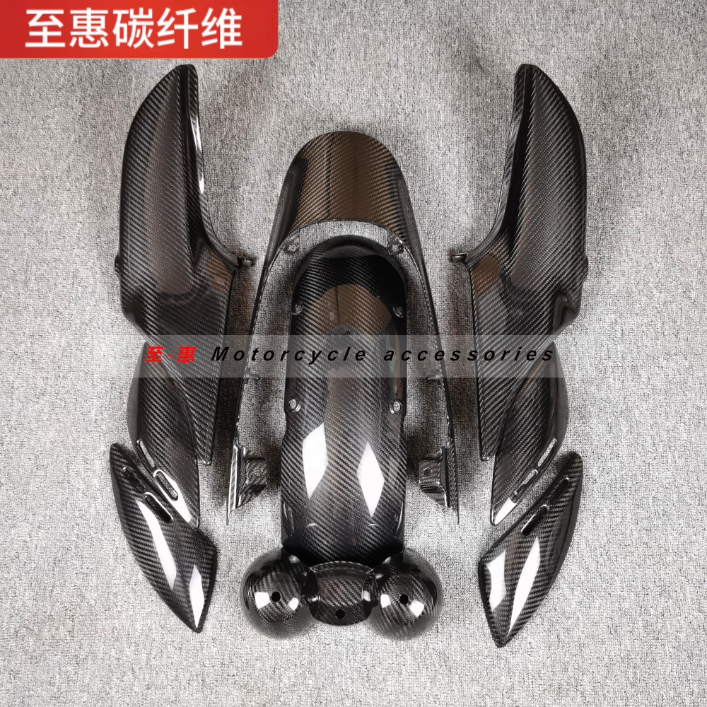ของแต่งคาร์บอนไฟเบอร์แท้Kawasaki Z900RSเพียวคาร์บอนแท้(ไม่ใช่หุ้มคาร์บอน) แฟริ่งแต่งครอบเฟรมคาร์บอนม