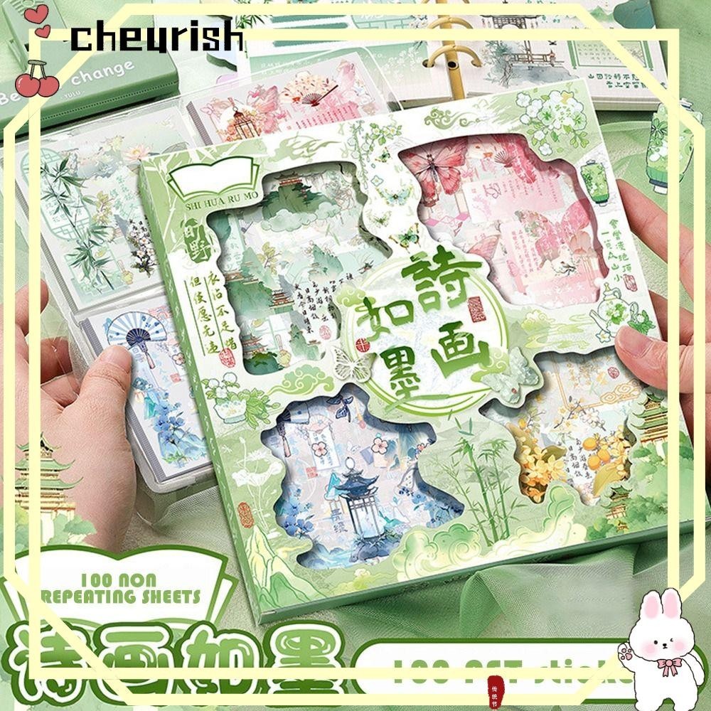 Cheurish 100 แผ่น Capybara สติกเกอร์สัตว์, น่ารัก 2024 เด็กสติกเกอร์, การ์ตูนอินเทรนด์ Non-Repeat สติกเกอร์โน้ตบุ๊คกันน้ําเด็ก