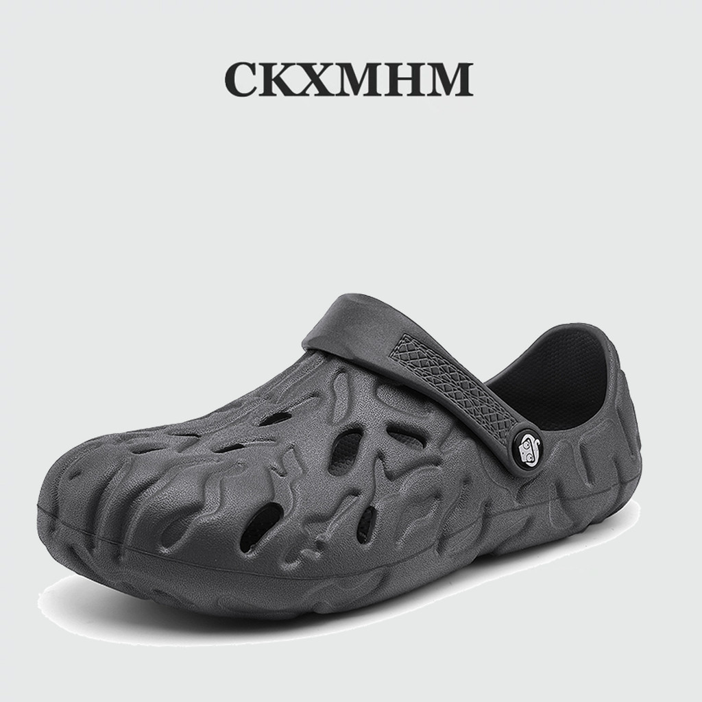 CKXMHM  40-49 รองเท้าแตะผู้ชาย ดีไซน์เรียบง่าย บางเบาแต่ทนทาน ผลิตจากวัสดุ EVA รองเท้าแตะไซส์ใหญ่