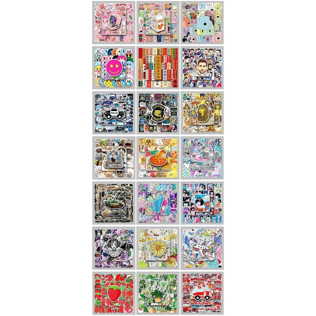 🎭พร้อมส่ง🎭 50ชิ้น สติกเกอร์ ผลไม้มะนาว เลม่อน โทนเหลือง Lemon Lime Fruit Yellow Tone Sticker - รูปที่ 5