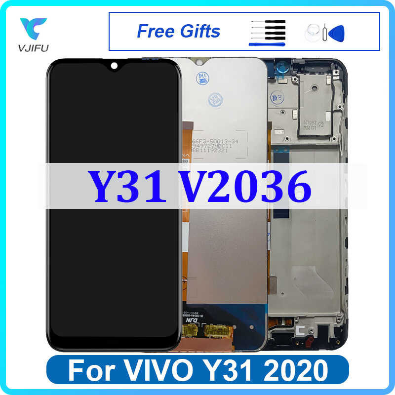 6.58" Original Screen For VIVO Y31 2020 V2036 LCD Display Touch Screen Digitizer Assembly Replacem