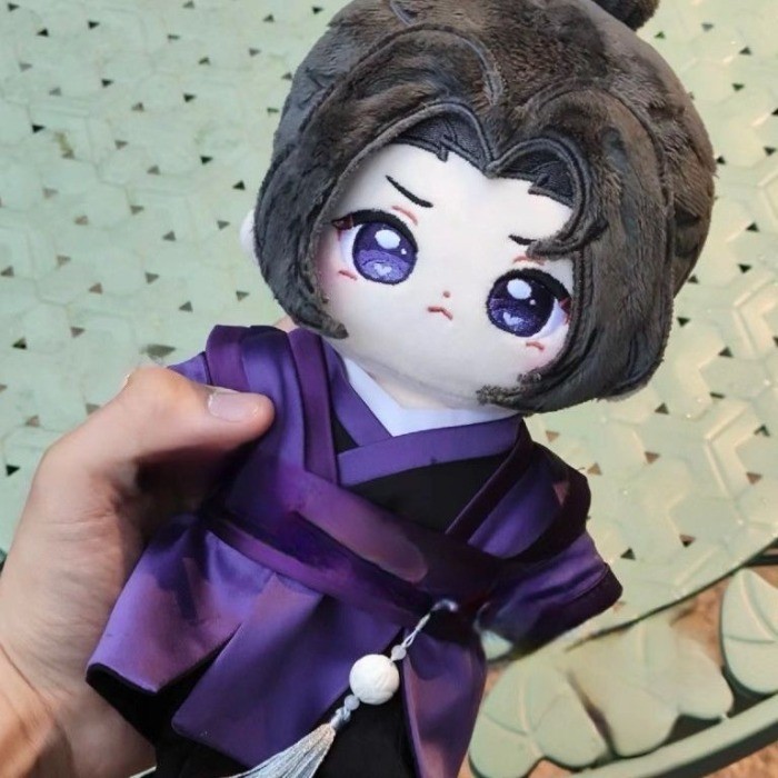 Mo Dao Zu Shi MDZS Jiang Cheng หล่อ Boy 20 ซม.ตุ๊กตาผ้าฝ้ายยัดไส้ Body Dress Up เสื้อผ้าผ้าฝ้ายของเล่นคอสเพลย์ของขวัญ