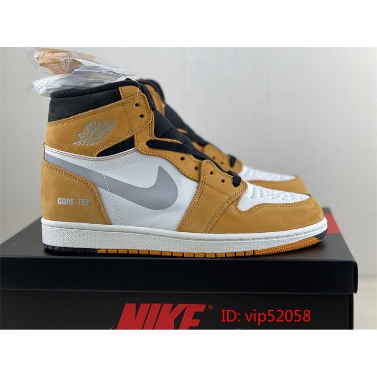 Air A/J 1 High Element gore-tex Light Curry สุภาพสตรีรองเท้ากีฬาผู้ชายรองเท้าบาสเก็ตบอล DB2889-700