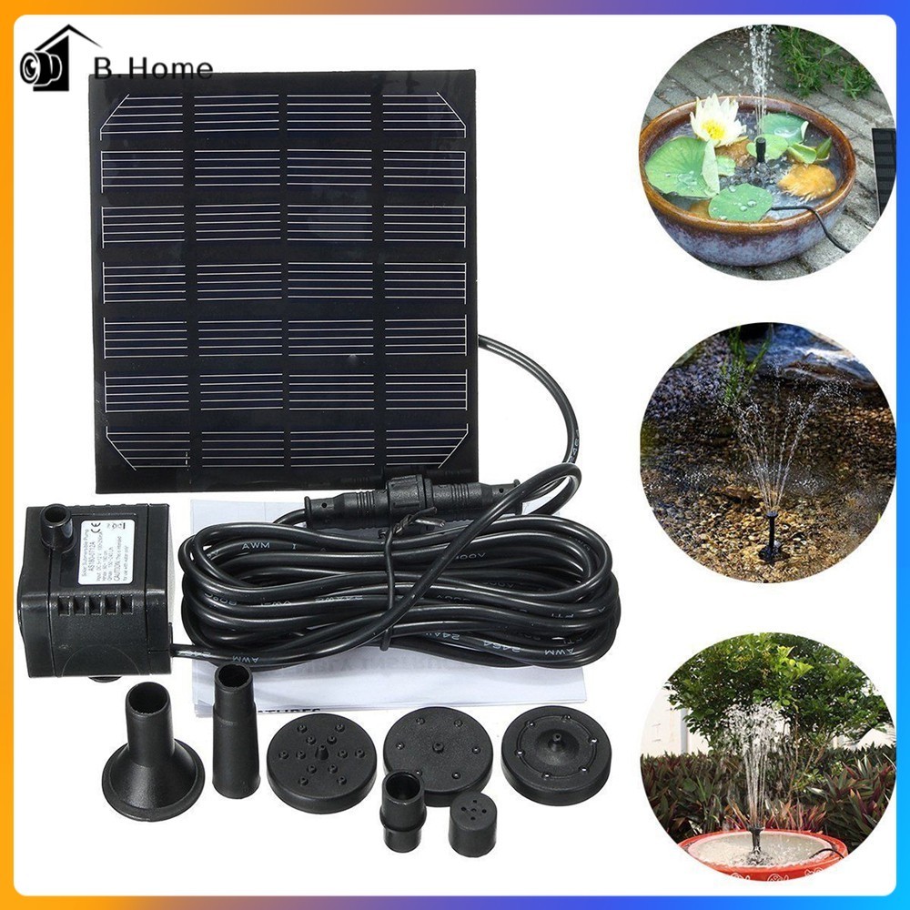 จัดส่งตลอด 24 ชั่วโมง Solar Pump น้ำพุโซล่าเซลล์ ปั๊มน้ำพุ(เล็ก) น้ำพุพลังงานแสงอาทิตย์ solar powered fountain pump ราคา ถูกที่สุด ดีลบีเคเค