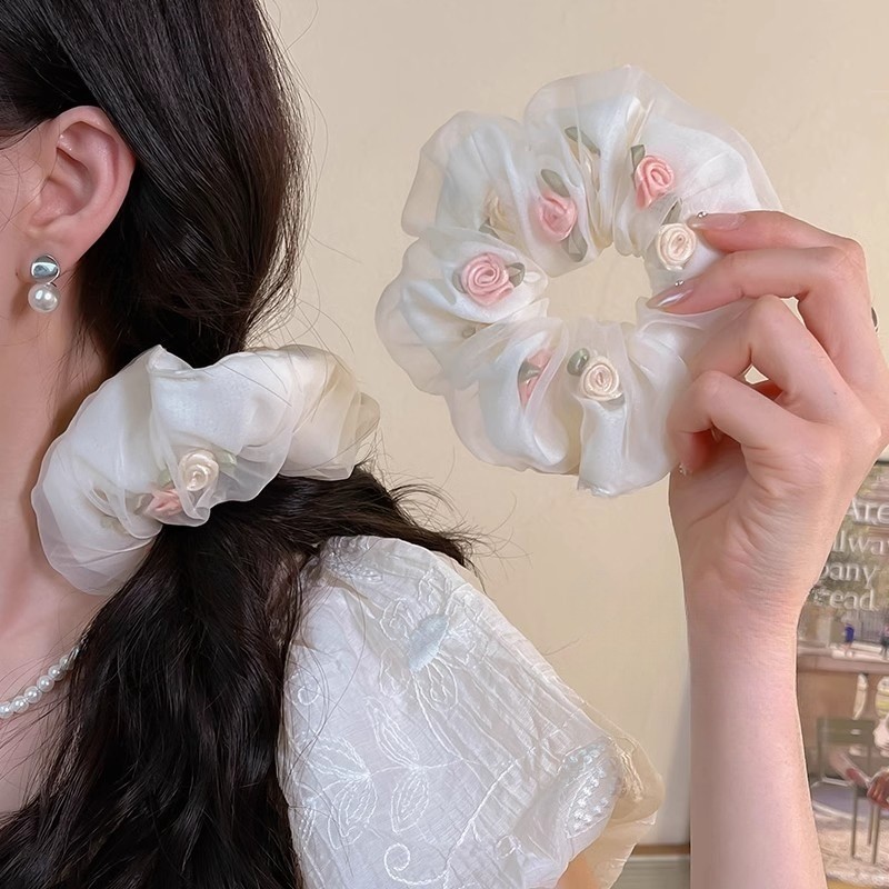 Big Scrunchie แฟชั่นเกาหลีบุคลิกภาพที่สวยงามอเนกประสงค์ขนาดใหญ่ผม Tie เครื่องประดับผม