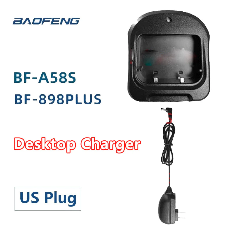 Lucky* แท่นชาร์จแบตเตอรี่ A58S Usb สําหรับวิทยุสื่อสาร Baofeng A-58S กันน้ํา Bf-A58S