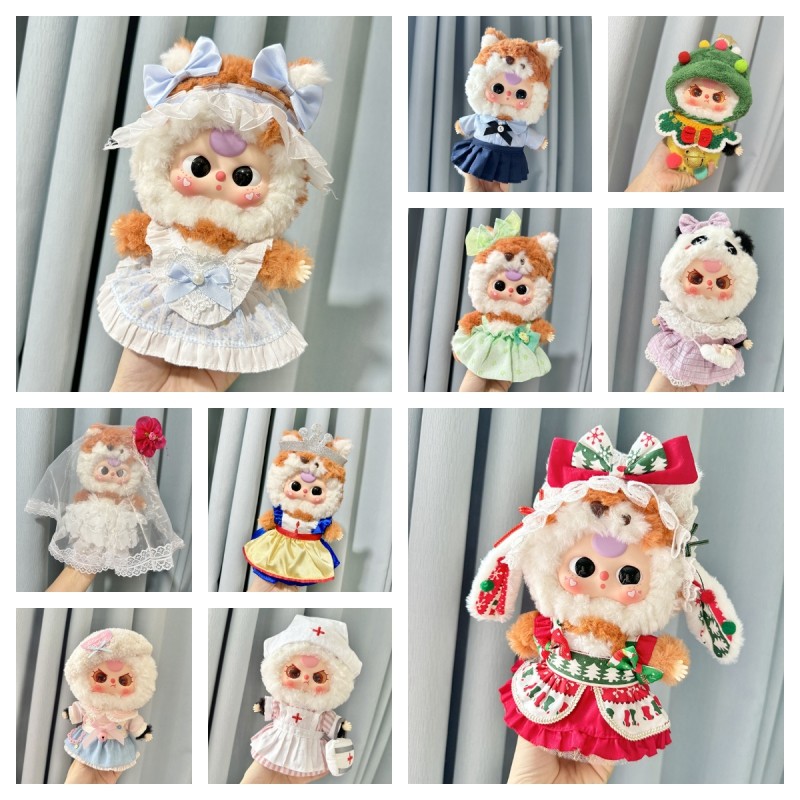 (เสื้อผ้าเท่านั้น] 20cm Baby Three V3ชุดนักเรียนพยาบาลชุดแต่งงานชุดเด็กสามขวบสามรุ่นน่ารักชุดตุ๊กตาตุ๊กตาอุปกรณ์เสื้อผ้าเด็กเด็กผู้หญิงของขวัญตุ๊กตาแต่งตัว