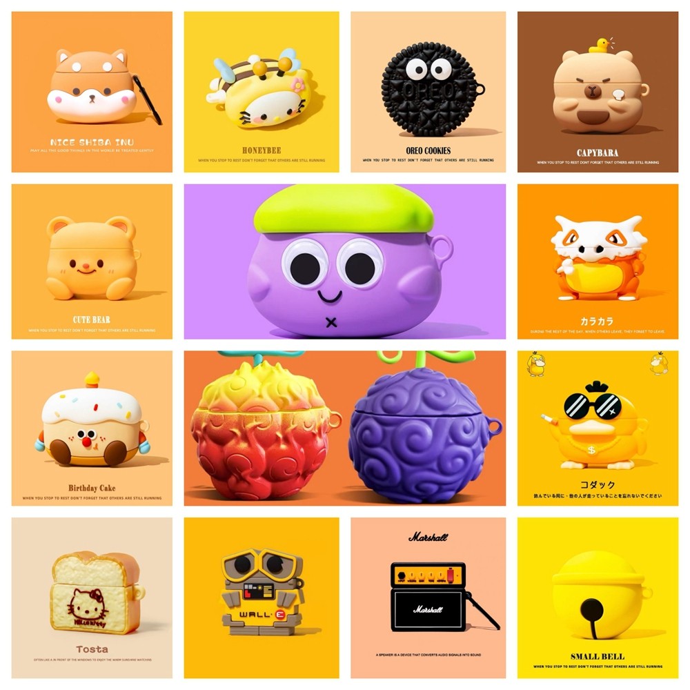 สําหรับ Samsung Galaxy Buds3 FE 3Pro กรณีการ์ตูนแฟชั่น TPU หูฟังสําหรับ Buds 3 Pro 3FE ผิวกรณี