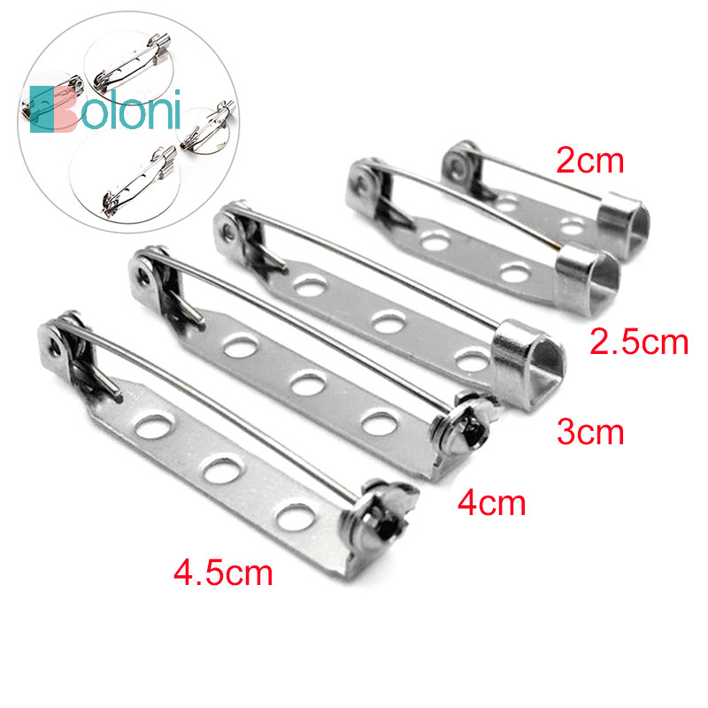 [Boloni] เข็มกลัดนิรภัย 10 ชิ้นจับบาร์ล็อค Pins ฐานด้านหลัง ผลการค้นหาเครื่องประดับ DIY Craft ใหม่