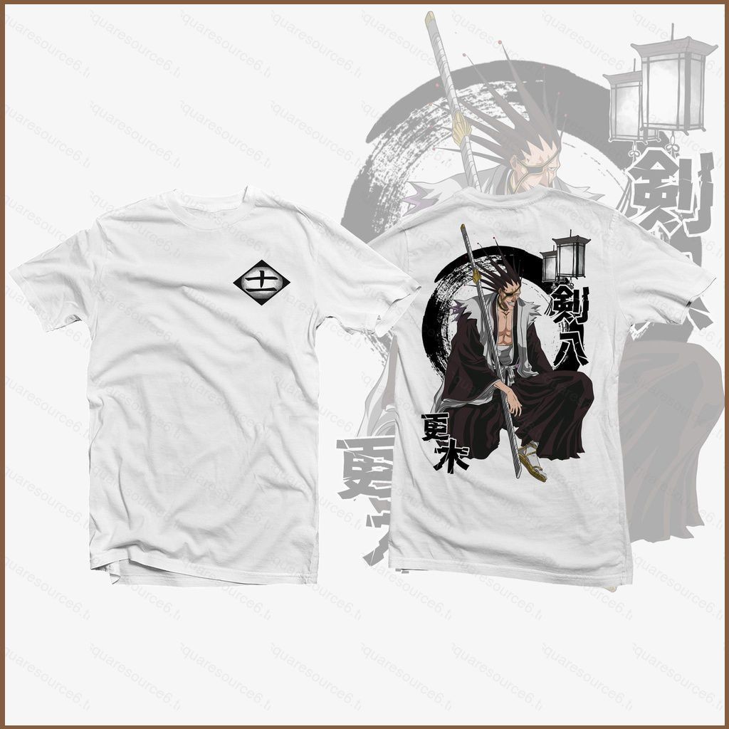 Miss Bleach Tshirt Kenpachi Zaraki อะนิเมะเสื้อแขนสั้น Unisex ลําลองหลวม Tee เสื้อแฟชั่น Plus ขนาด