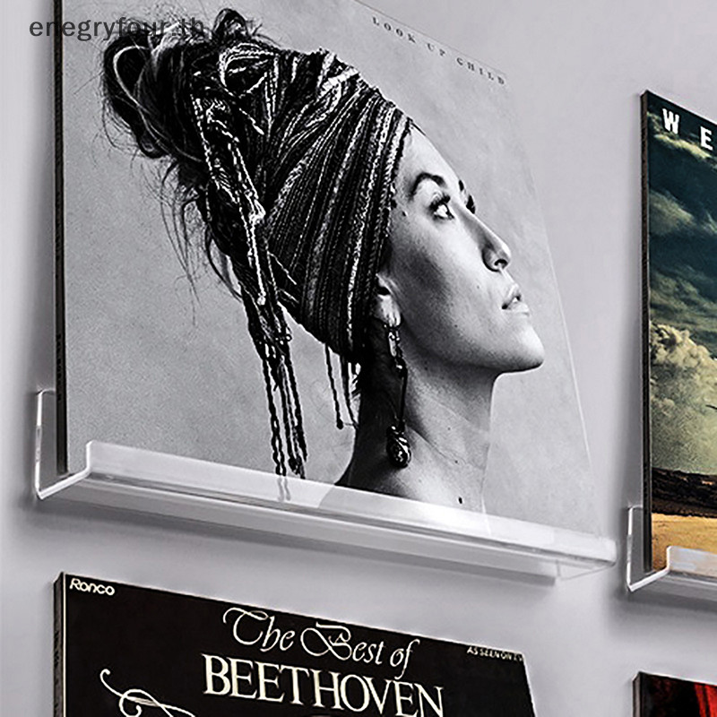 ของขวัญ & ของเล่น ชั้นวางบันทึกไวนิลใสติดผนังที่วางไวนิลอัลบั้มอะคริลิกบันทึกผู้ถือแสดงประจําวัน ห้างหุ้นส่วนจํากัด สําหรับตกแต่งบ้าน .