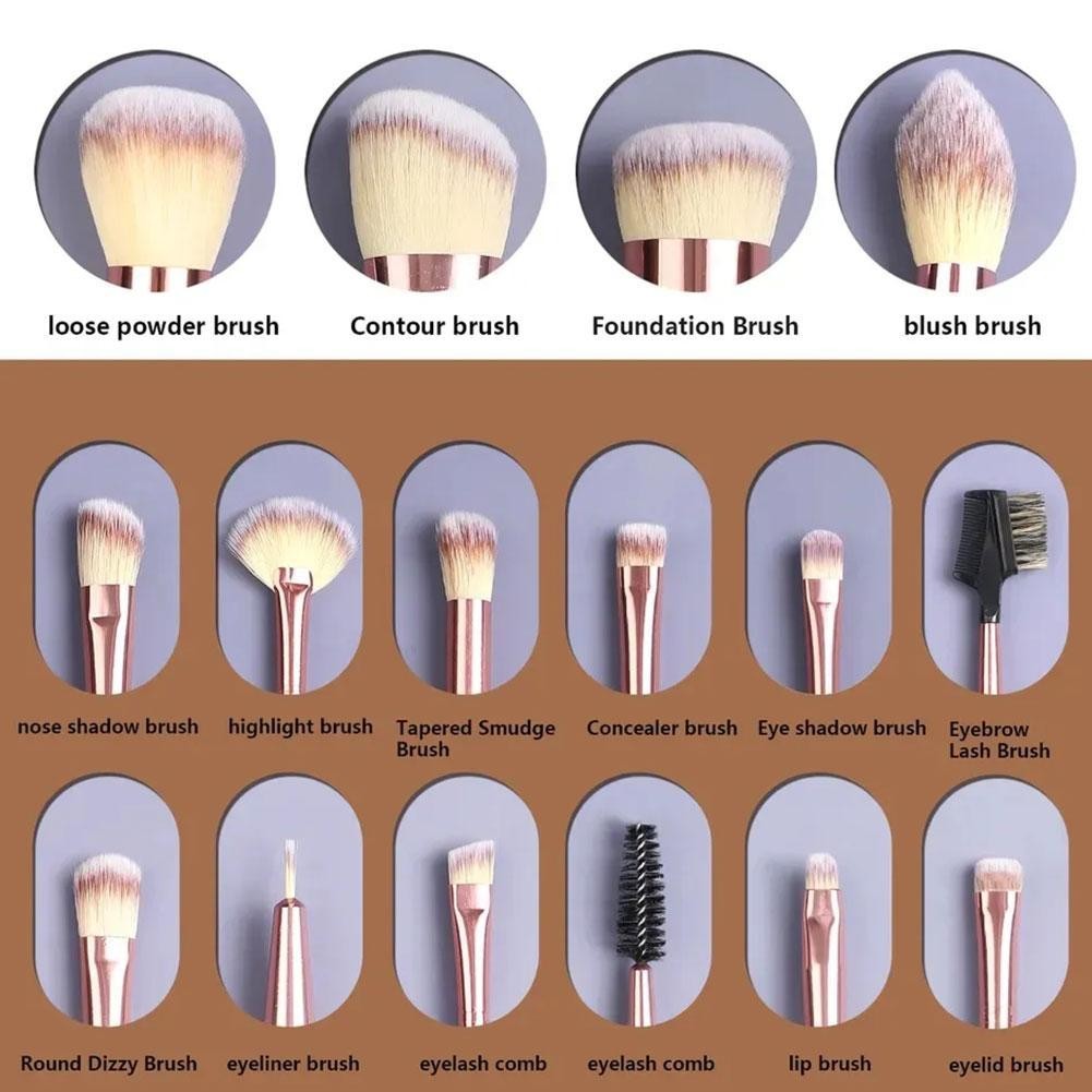 ชุดแปรงแต่งหน้าแปรงแต่งหน้า Soft Eye Blush สําหรับ H9 อายแชโดว์ Foundation เครื่องมือ D1n3 P8i9