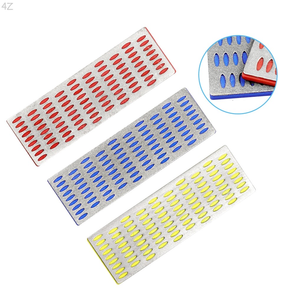 [Cra]หินเหลาคุณภาพสูง Hone ชุด Backing Whetstone Block เล่นสกี Sharpeners แผ่นเครื่องมือ