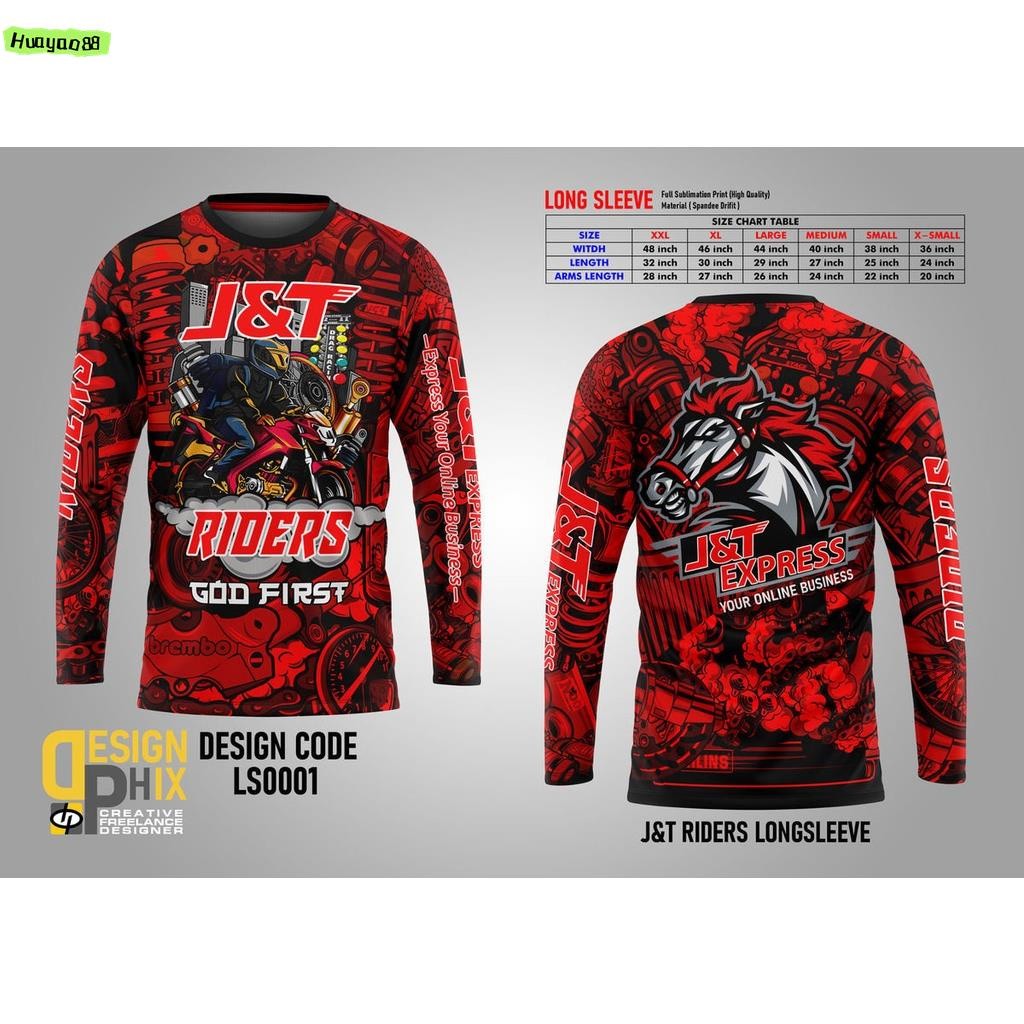 J&t EXPRESS เสื้อยืดแขนยาว