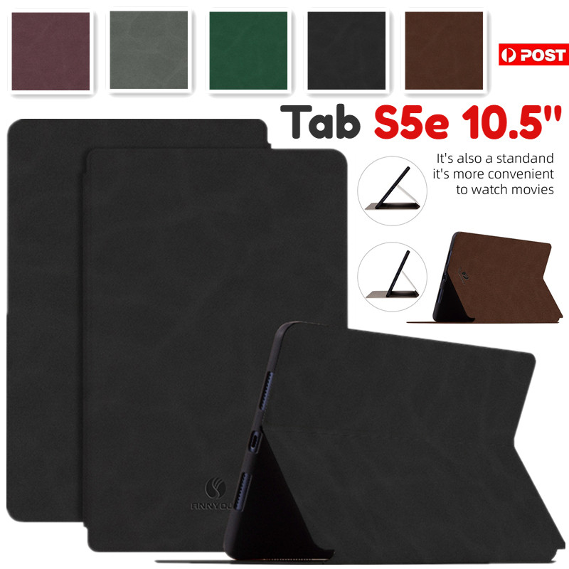 สําหรับ Samsung Galaxy Tab S5e 10.5 2019 SM-T720 SM-T725 รูปแบบการ์ตูนหนัง + TPU แฟชั่นขาตั้งแท็บเล็ตป้องกันกรณี