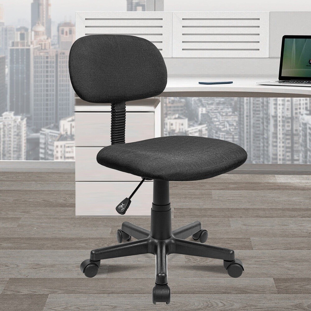 shophome468 SMITH เก้าอี้สำนักงาน รุ่น JJ-BGFQZY-A0 ขนาด 54.5x55x73.5-85 ซม. สีดำ รับประกันของเเท้