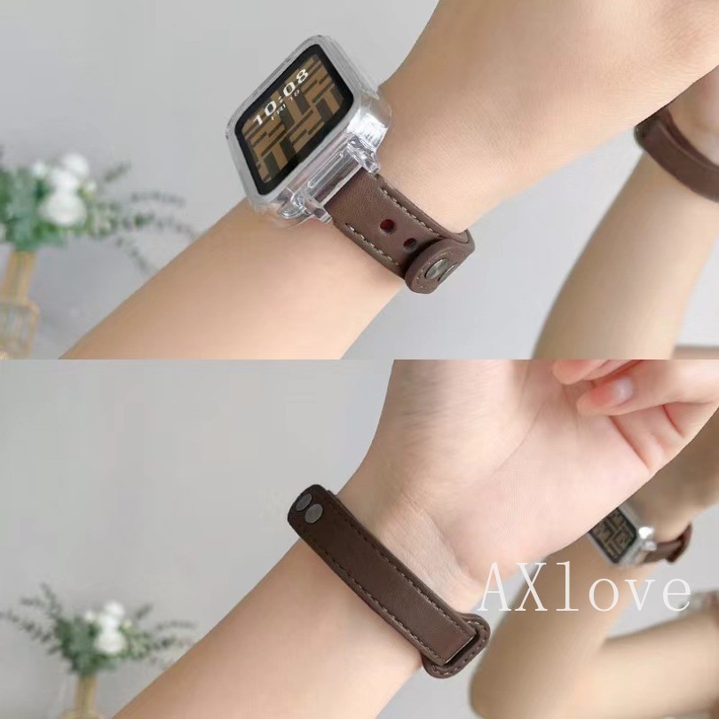 สายหนังสําหรับ Xiaomi Mi Band 8Pro 7pro สายรัดข้อมือสําหรับ Mi Band 7 8 Pro Watchband สมาร์ทวอท์ชสายกีฬาอุปกรณ์เสริม