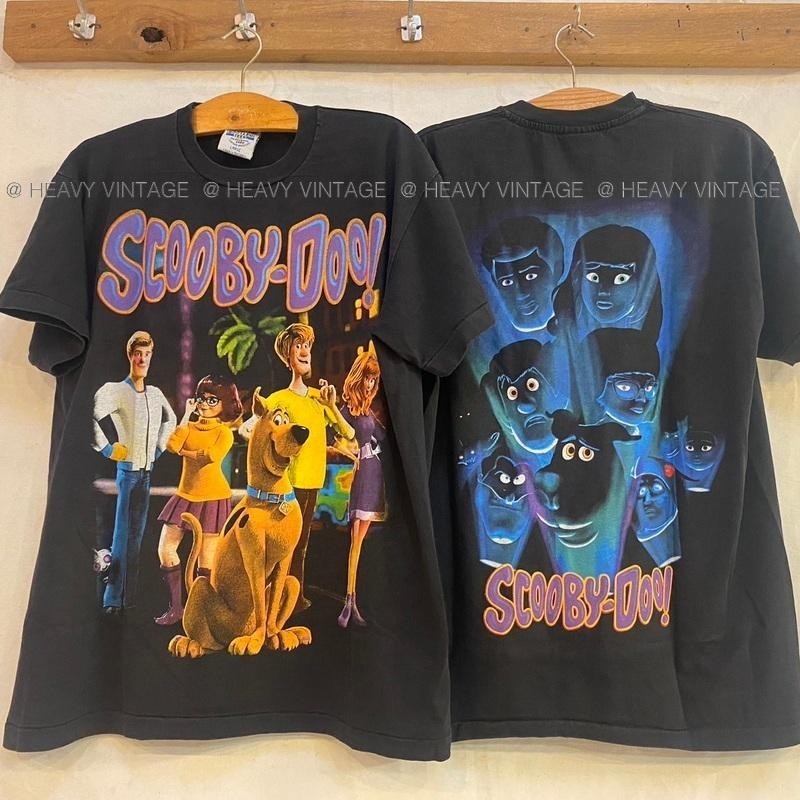 💦 SCOOBY-DOO OVP ฟอกไบโอ ป้าย Bootleg แท้ เสื้อการ์ตูน วินเทจ heavy vintage shirt เสื้อยืดผู้ชาย Uni