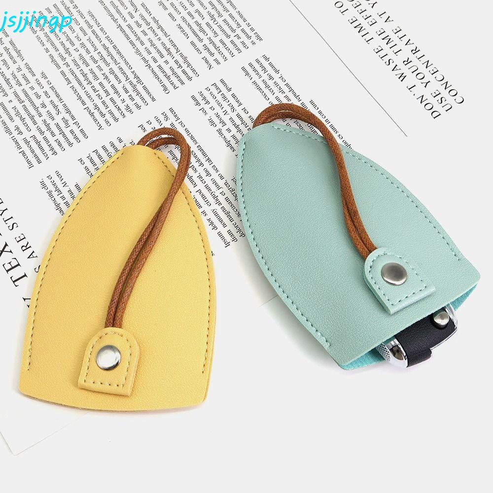 Jsjjingp ดึงกระเป๋าพวงกุญแจ, PU หนังสีทึบ PU Key Wallets, Simple Key Bag Key Organizer Key Holder Case แม่บ้าน Key Holder ผู้ชาย