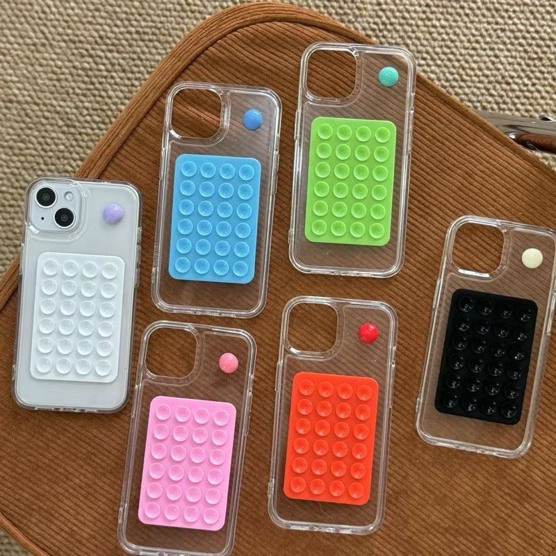 แผ่นซิลิโคนแปะมือถือ2ฝั่ง ไม่ใช้กาว octobud ติดได้2ด้าน ถ้วยดูดhand freeใช้ซ้ำได้ Siliconesuction แผ่นดูดซิลิโคน - รูปที่ 5