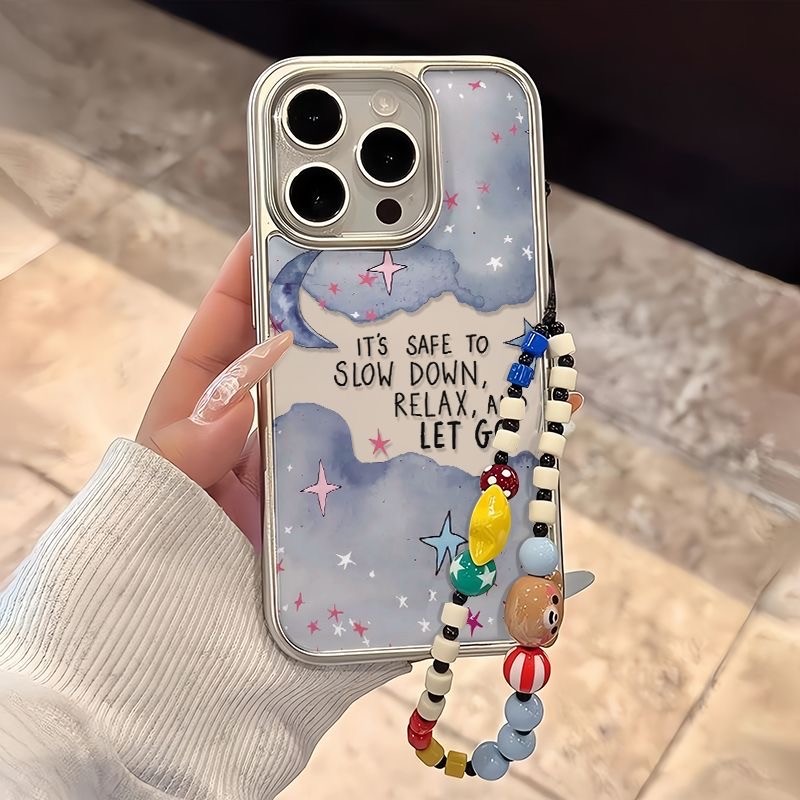 Starry Sky Moon เหมาะสําหรับ Samsung s24ultra เคสโทรศัพท์ไฟฟ้า s23s22/s21fe Art a55a15a54a53 Niche a73 แฟชั่นผู้ชายผู้หญิง a25a35a34 Creative a05s กันกระแทกนุ่ม ราคา ถูกที่สุด ดีลบีเคเค แกลเลอรีภาพที่ 4