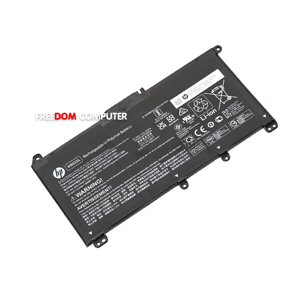แบตเตอรี่โน๊ตบุ๊ค (แท้) HW03XL HP Pavilion 15-EG 15-ET BATTERY NOTEBOOK