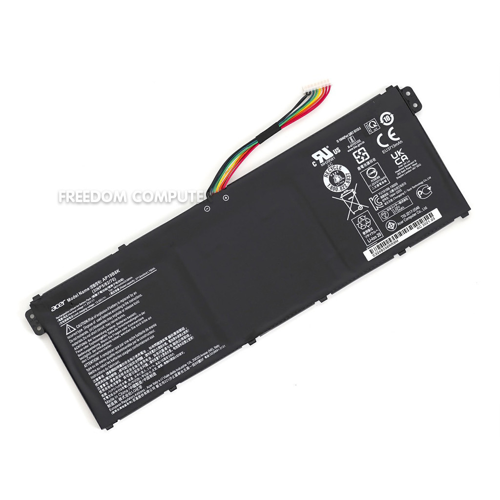 แบตเตอรี่โน๊ตบุ๊ค(แท้) AP19B8K ACER Aspire 3 A314-22 A315-56 A315-57 BATTERY NOTEBOOK