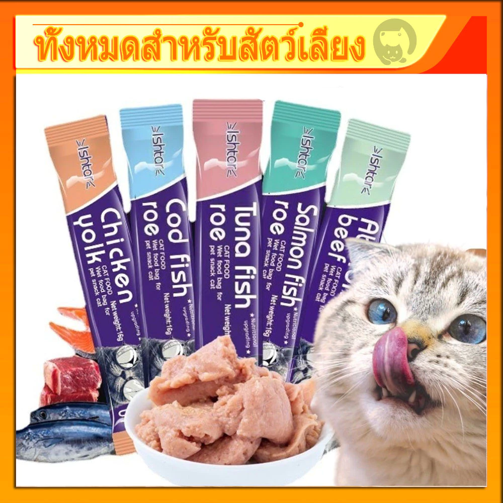 【10pcs ถูกกว่า】ขนมแมวนำเข้า พร้อมส่ง!!ขนมแมวเลีย ไม่แต่งกลิ่น อร่อยมากเจ้าเหมียวชอบ ขนมแมวนำเข้า ขนมแมว cat snack stic
