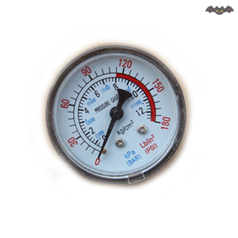 [PE] 0-180psi เครื่องวัดความดันของเหลวไฮดรอลิกนิวเมติก 0-12Bar ใหม่ TH