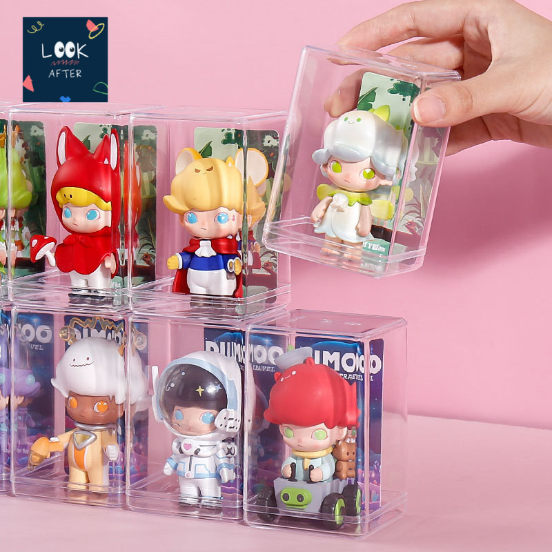 Look After กล่องใส่โมเดล กล่องใส่ตุ๊กตา แบบใส ขนาด 5.5x6.5x9.5 cm Art Toy ฟิกเกอร์ 1 ชิ้น/5 ชิ้น