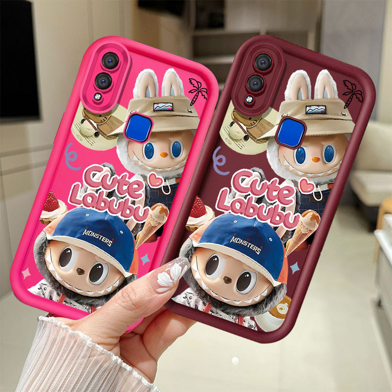 น่ารัก LABUBU คนรักสําหรับ VIVO Y03 Y22 Y22S Y27 Y28 Y31 Y35 Y36 Y52 Y75S Y66 Y67 Y65 Y71 Y71i Y72 Y