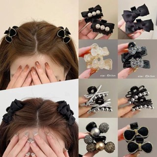2026 สไตล์ใหม่ Retro Camellia Pearl Mini คลิปขนาดเล็กหญิง Bangs กิ๊บติดผมหัก Princess Hairpin Headdress