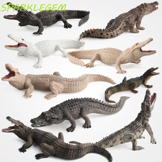 Sparklegem โมเดลจระเข้ Kids Wild Life Model Creatures ของเล่นเพื่อการศึกษาสําหรับเด็ก