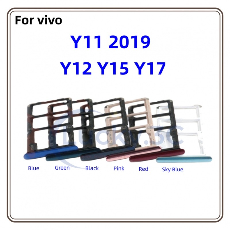 สําหรับ vivo Y11 2019 /Y12/Y15/Y17 ถาดซิมการ์ดสําหรับ vivo Y11 2019 ซิมการ์ดผู้ถือการ์ด