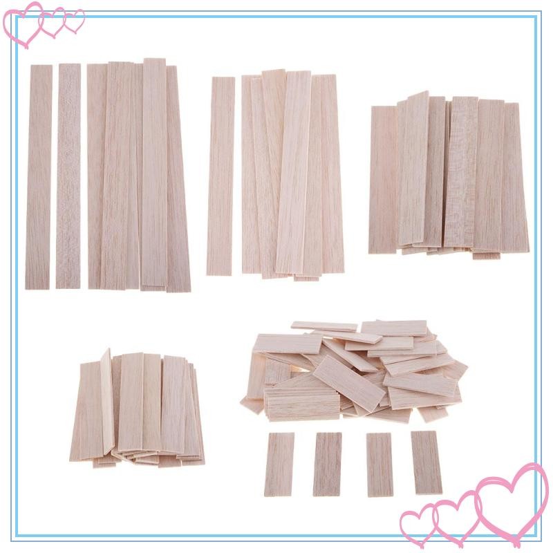 [meteor2] ธรรมชาติยังไม่เสร็จแบน Balsa Rod สําหรับเด็กเด็ก DIY เครื่องประดับคริสต์มาสของเล่นทํามือหัตถกรรมทํา