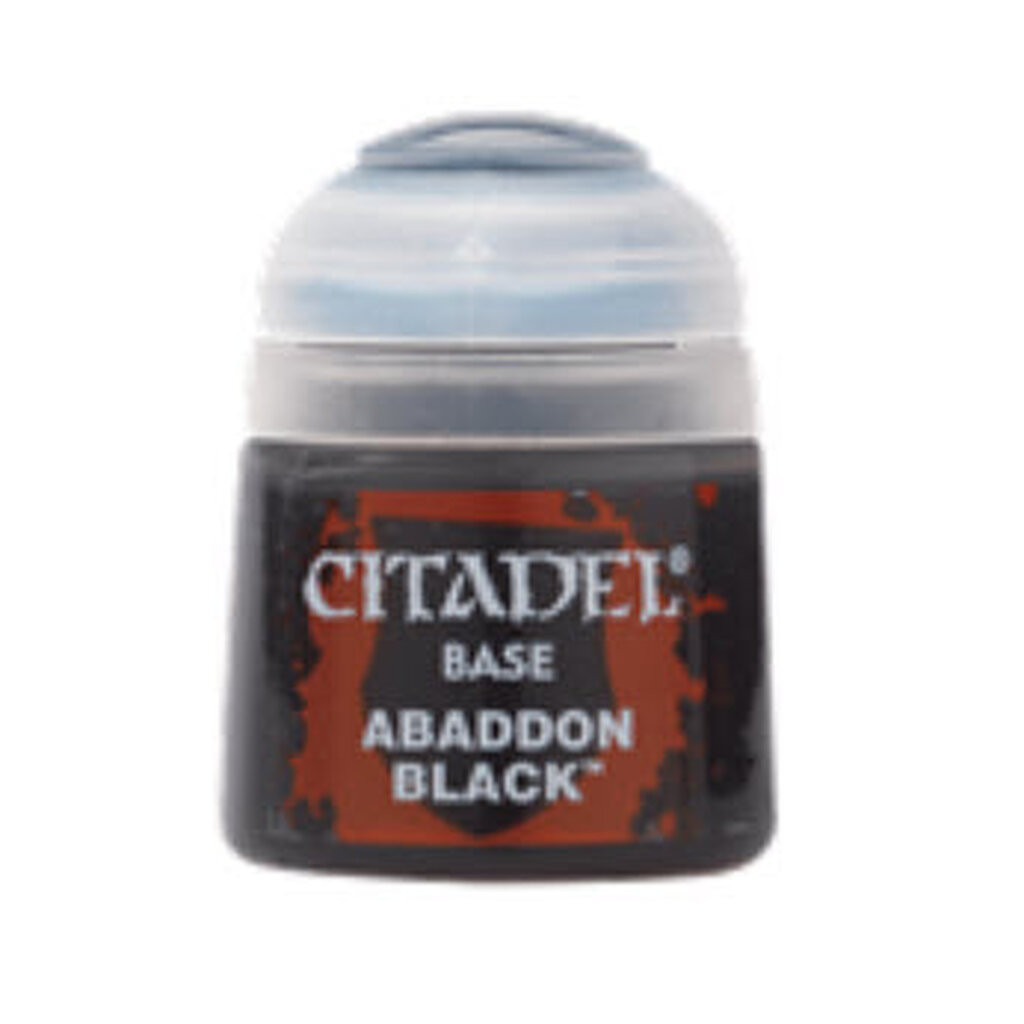 citadel 5011921187720 สีcitadel base abaddon black 12ml. ดำ