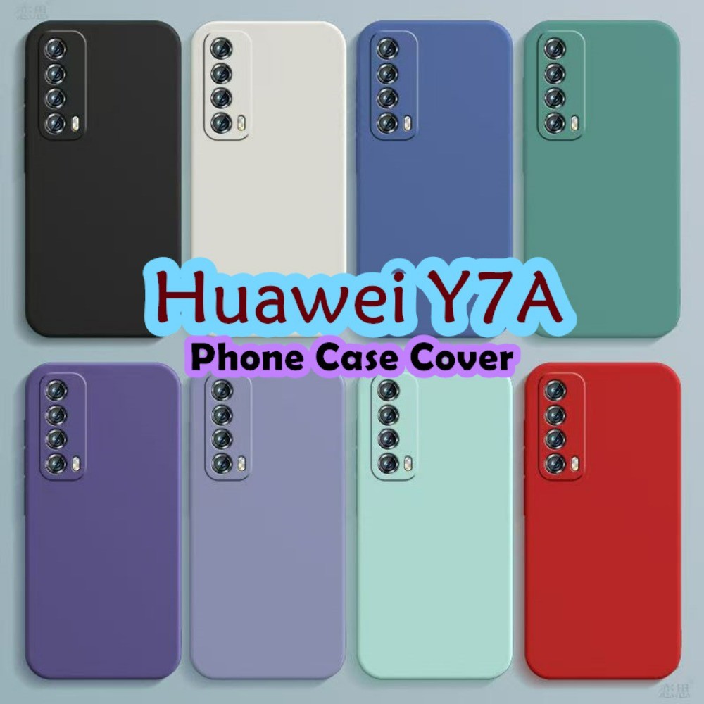 สําหรับ Huawei Y7A ซิลิโคนคลุมทั้งหมดกรณีง่ายต่อการถอดแยกเคสโทรศัพท์