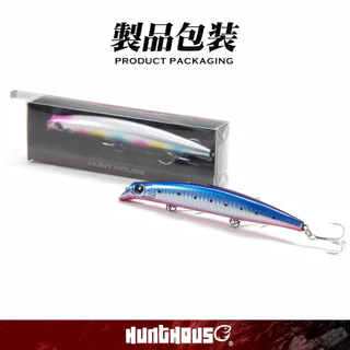 Hunthouse Minnow Fishing Lure 105 มม./18g 140 มม./17g Sasuck Lipless เหยื่อดินสอ Jerkbait Wobbler ลอยสําหรับ bass pike ประดิษฐ์
