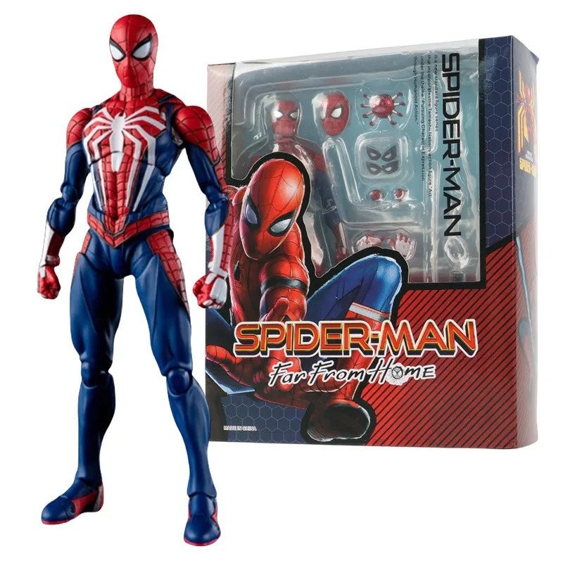 PS4 Spiderman Action FIGURE Avengers Spiderman ชุดอัพเกรด PS4เกมตุ๊กตาร้อนของเล่นของขวัญสำหรับ PS4 B