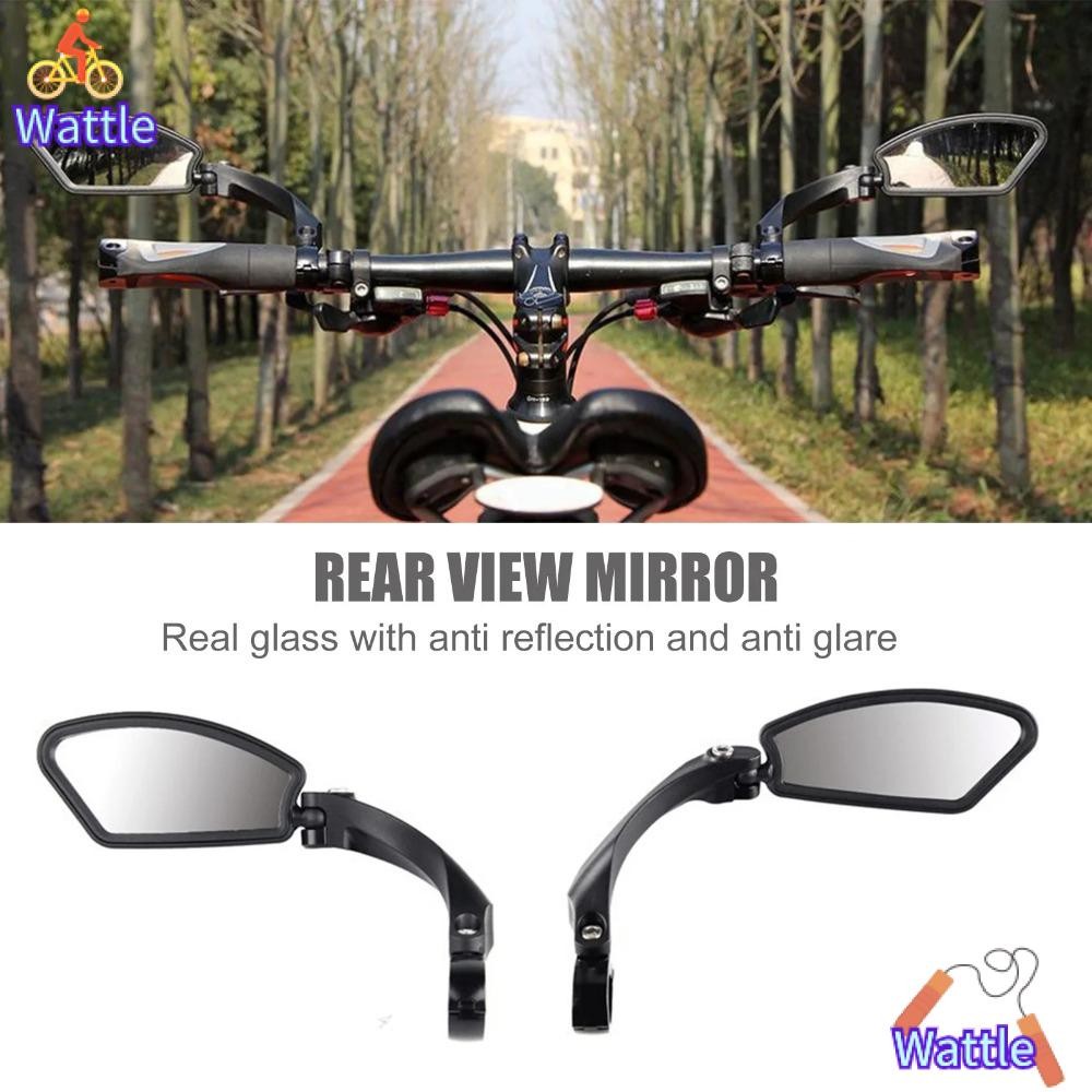 Wattle HD Reflection Mirror,อุปกรณ์ขี่กลางแจ้งจักรยานเสือภูเขาจักรยานกระจกมองหลัง,คุณภาพสูงปรับมุมจักรยานHandlebarกระจกจักรยาน